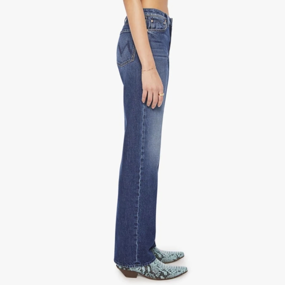 MOTHER SUPERIOR Rambler Zip Sneak sz 30 in Unplugged, a Dark Blue w/ Clean Hems - Picture 10 of 15
